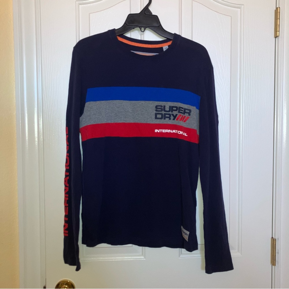 Men’s Superdry navy shirt